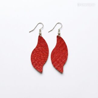boucle-oreille-cuir-de-saumon-rouge-bijoux-femme