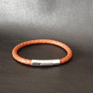 bracelet-cuir-tresse-rond-5mm-noisette-fermoir-inox