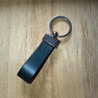 porte-clef-metal-et-cuir-vert